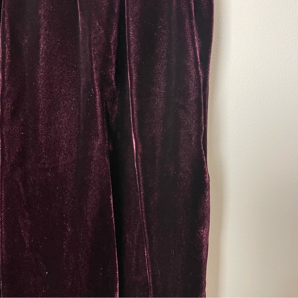 NWT Deadstock Banana Republic Velvet Pleated Trouser size 6 Vintage Brand new - Picture 4 of 5